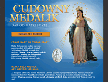 Tablet Screenshot of cudownymedalik.pl